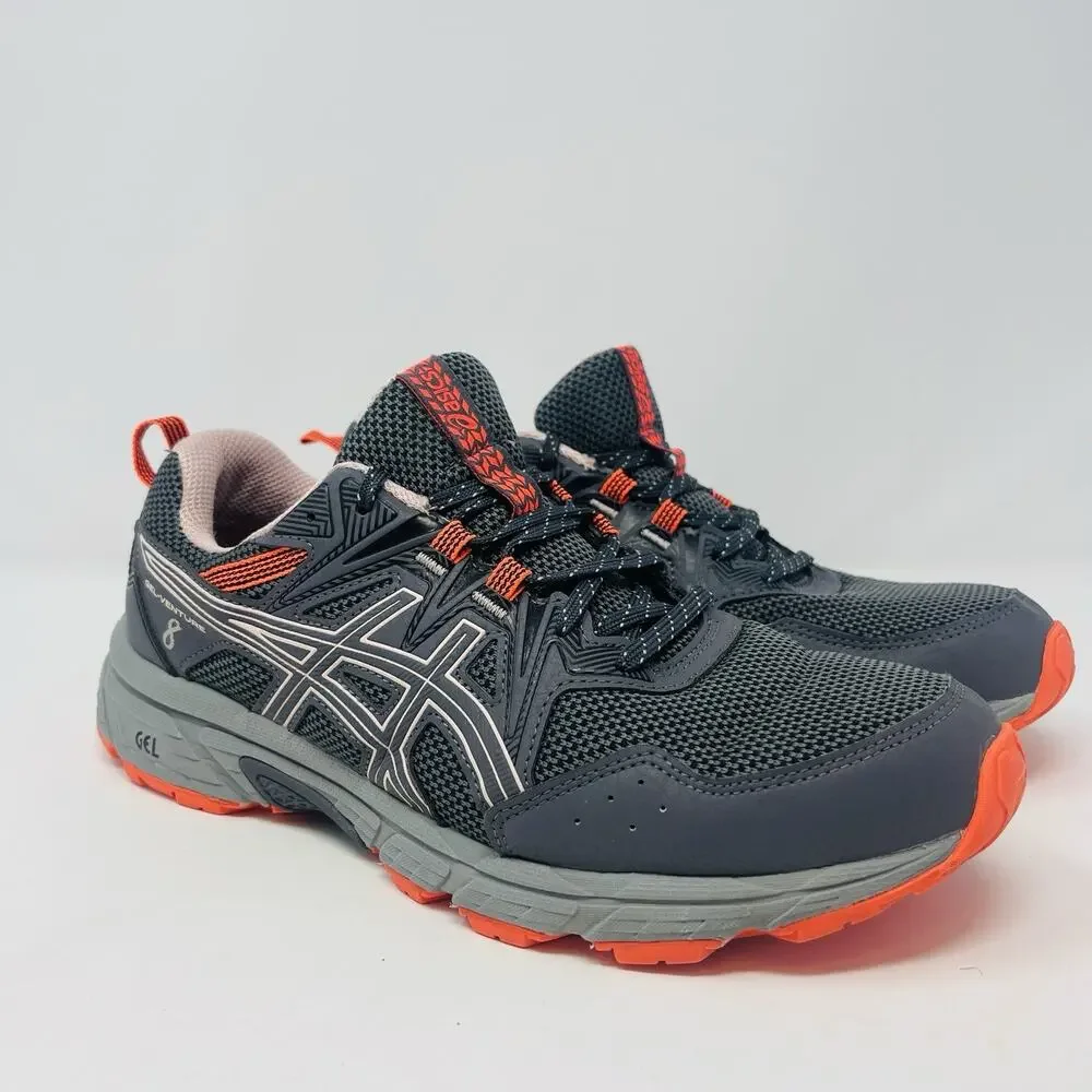 Asics Womens Gel Venture 8 1012A706 Gray Running Shoes Sneakers Size 11 W